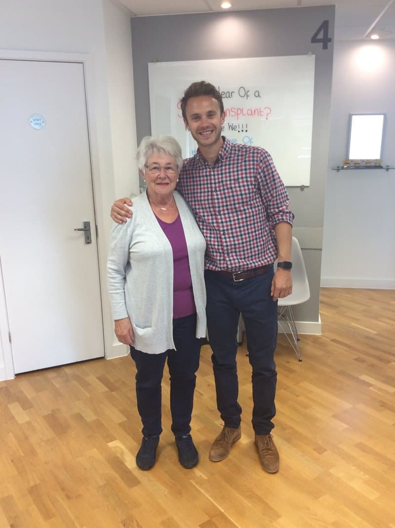 Liam and his patient Willow Chiropractic