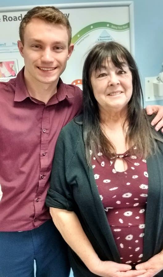 Dane with patient Willow Chiropractic