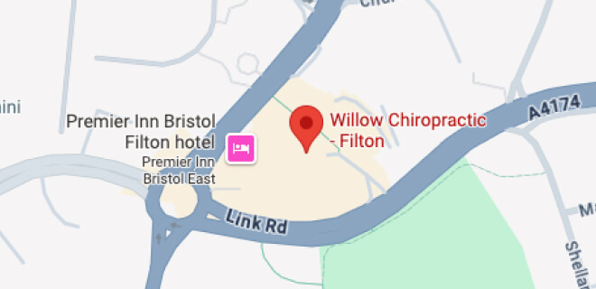 Map for Willow Chiropractic – Filton