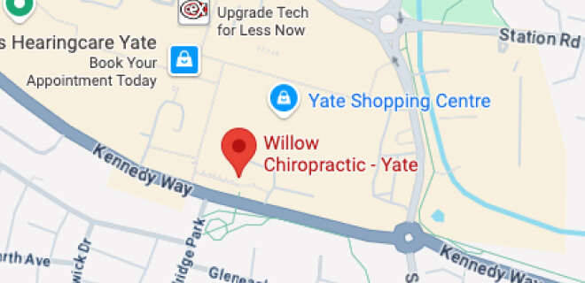Map for Willow Chiropractic – Yate
